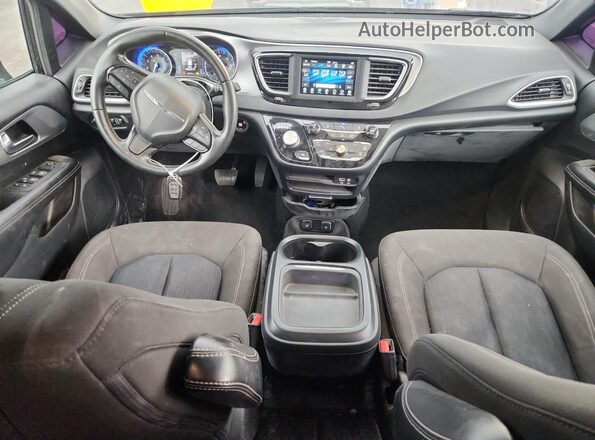 2C4RC1FG3LR147349 2020 CHRYSLER PACIFICA Black Dashboard view
