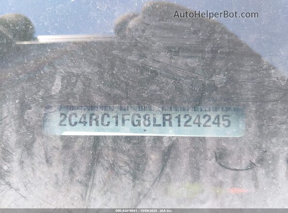 2C4RC1FG8LR124245 2020 CHRYSLER PACIFICA Бордовый Вид подкапотного пространства