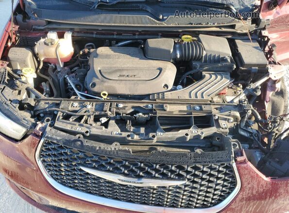 2C4RC1FG9MR556537 2021 CHRYSLER PACIFICA Burgundy Vista del compartimento del motor