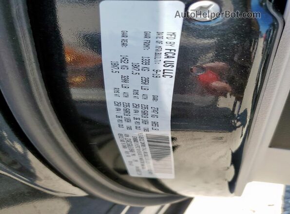 2C4RC1GG0LR109480 2020 CHRYSLER PACIFICA Black VIN sticker view