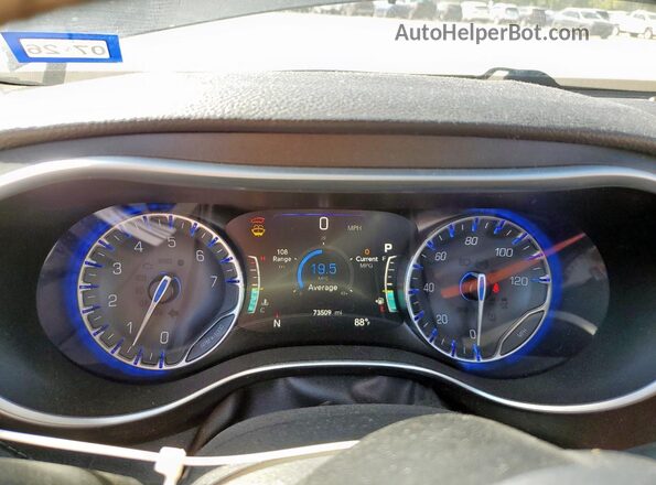 2C4RC1GG0LR109480 2020 CHRYSLER PACIFICA Black Instrument cluster view