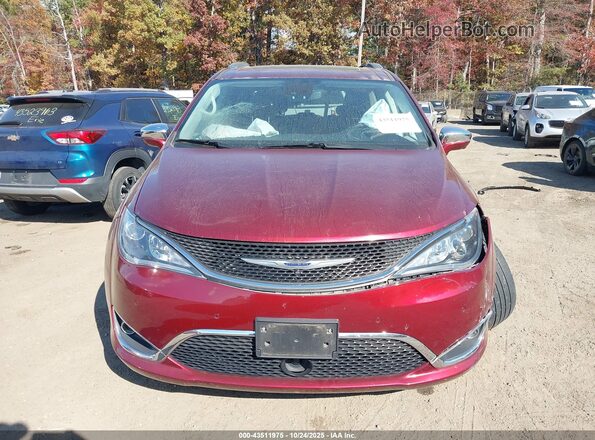 2C4RC1GG0LR241915 2020 CHRYSLER PACIFICA Бордовый Вид щитка приборов