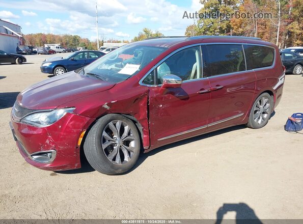 2C4RC1GG0LR241915 2020 CHRYSLER PACIFICA Бордовый Передняя левая четверть