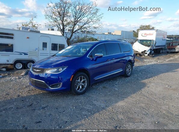 2C4RC1GG0LR258732 2020 CHRYSLER PACIFICA Blue წინა მარცხენა ხედი სამი მეოთხედიდან
