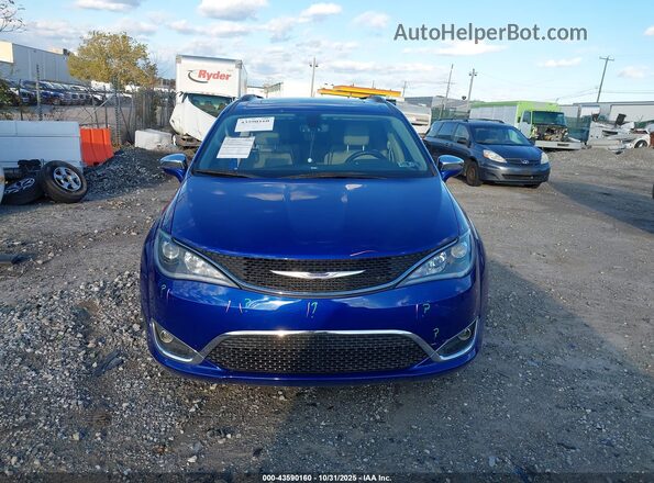 2C4RC1GG0LR258732 2020 CHRYSLER PACIFICA Blue ხელსაწყოთა პანელის ხედი