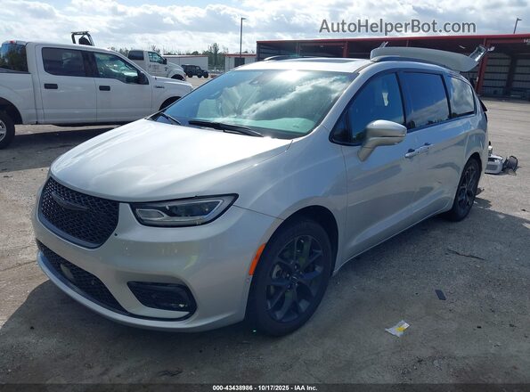 2C4RC1GG2NR135565 2022 CHRYSLER PACIFICA Серый Передняя левая четверть