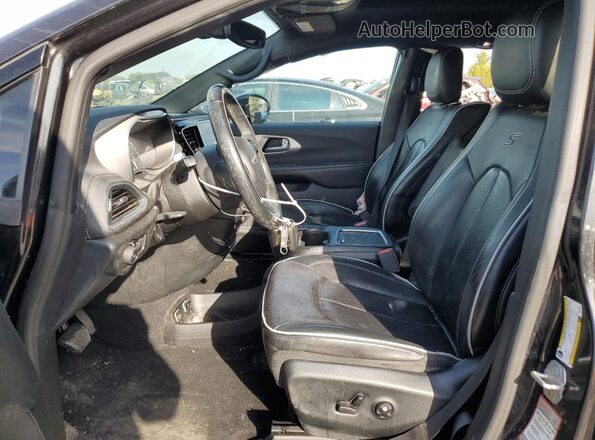 2C4RC1GG4JR333591 2018 CHRYSLER PACIFICA Black Widok wnętrza z przodu