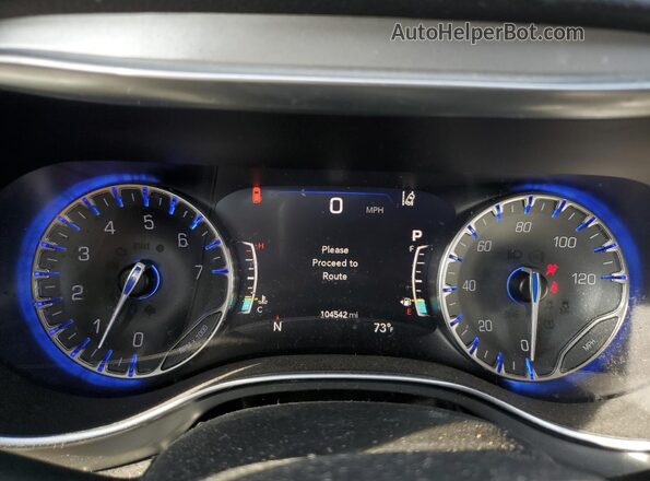 2C4RC1GG4JR333591 2018 CHRYSLER PACIFICA Black Widok zestawu wskaźników