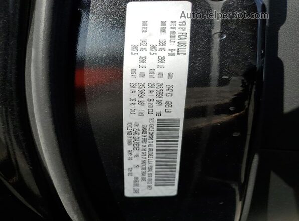 2C4RC1GG4JR333591 2018 CHRYSLER PACIFICA Black Widok naklejki z numerem VIN