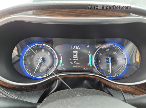 2C4RC1GG5NR114581 2022 CHRYSLER PACIFICA Черный Вид щитка приборов