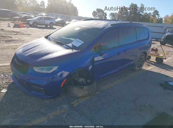 2C4RC3BG3MR569334 2021 CHRYSLER PACIFICA Blue Front left