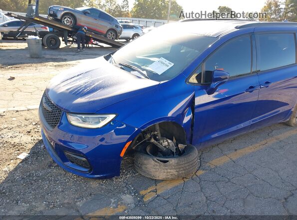 2C4RC3BG3MR569334 2021 CHRYSLER PACIFICA Blue Front view