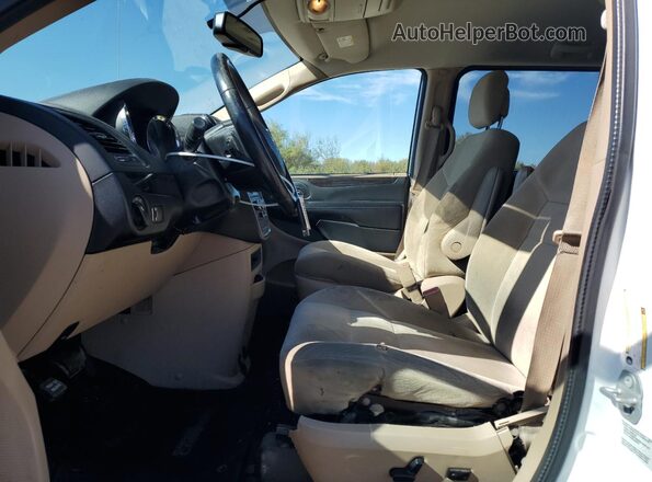 2C4RDGBG0GR311698 2016 DODGE GRAND Белый Вид салона спереди