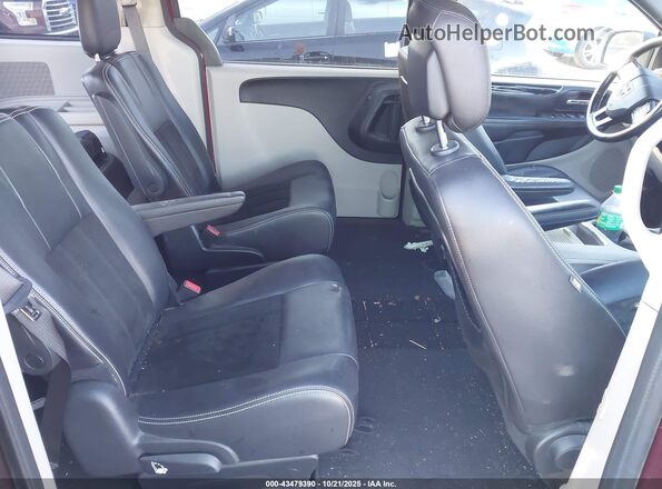 2C4RDGCG0JR264064 2018 DODGE GRAND CARAVAN Burgundy Widok naklejki z numerem VIN