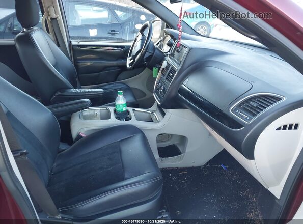 2C4RDGCG0JR264064 2018 DODGE GRAND CARAVAN Burgundy Widok wnętrza z przodu
