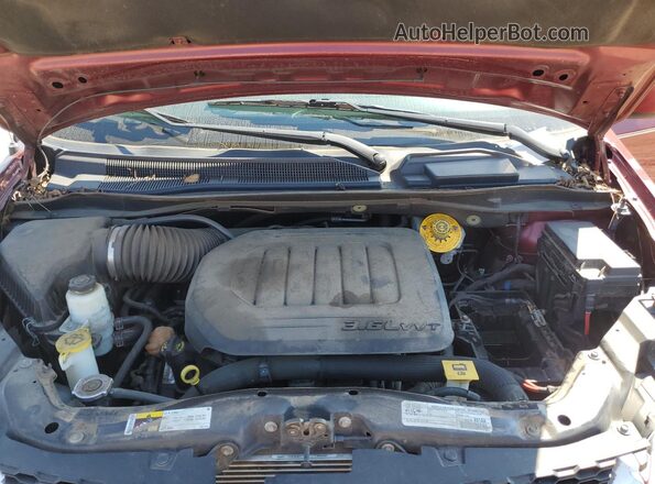 2C4RDGCG1LR169533 2020 DODGE GRAND Burgundy Engine compartment view