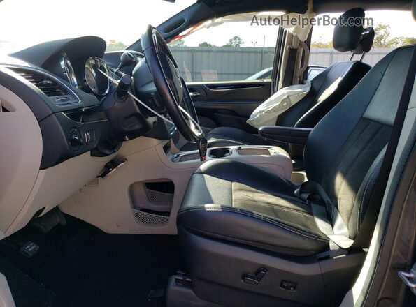 2C4RDGCG2LR153938 2020 DODGE GRAND Gray Front interior view