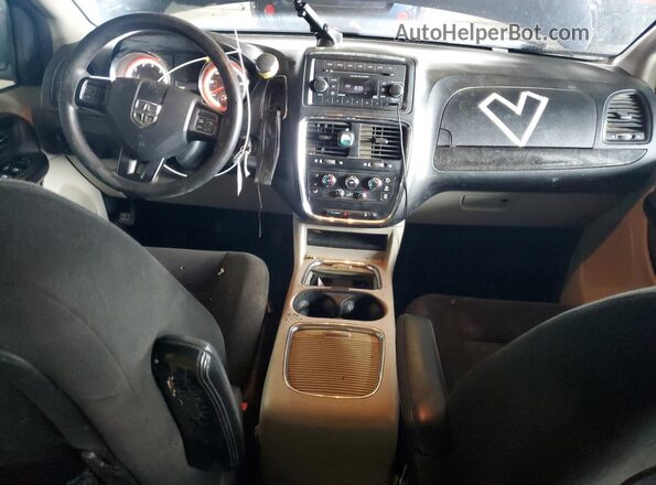 2C4RDGCG7GR210186 2016 DODGE CARAVAN Blue Вид щитка приладів