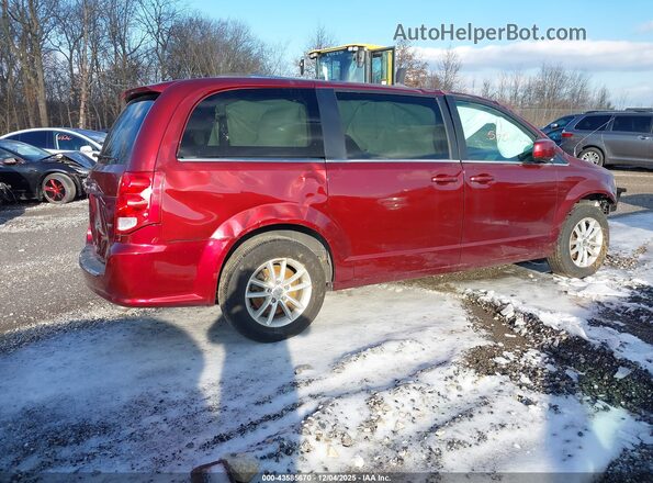 2C4RDGCG7LR206133 2020 DODGE GRAND CARAVAN Maroon უკანა მარჯვენა