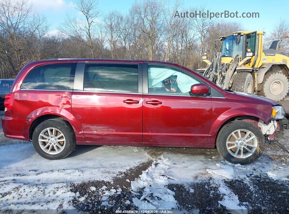 2C4RDGCG7LR206133 2020 DODGE GRAND CARAVAN Maroon უკანა სალონის ხედი