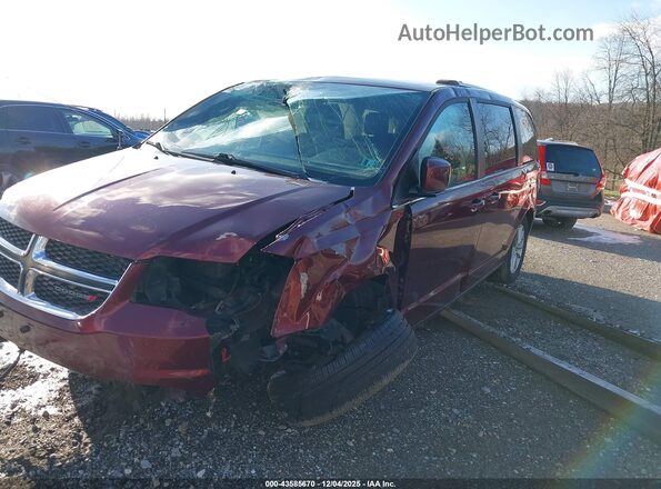 2C4RDGCG7LR206133 2020 DODGE GRAND CARAVAN Maroon წინა ხედი
