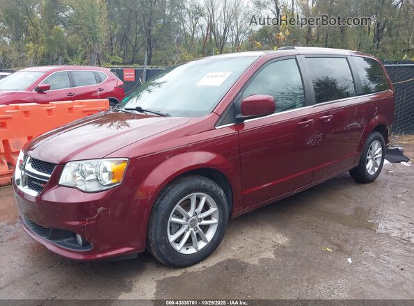 2C4RDGCG8LR253686 2020 DODGE GRAND CARAVAN Burgundy Front left