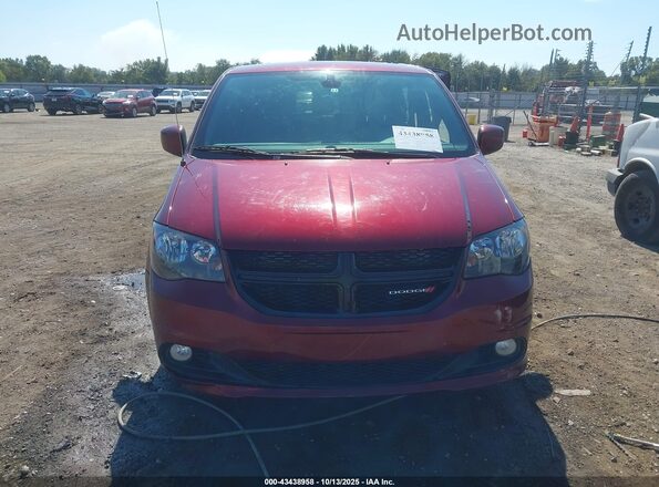 2C4RDGCG8LR255566 2020 DODGE GRAND CARAVAN Red Instrument cluster view
