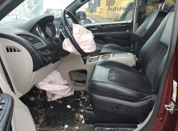 2C4RDGCG9LR161177 2020 DODGE GRAND Бордовый Вид салона спереди
