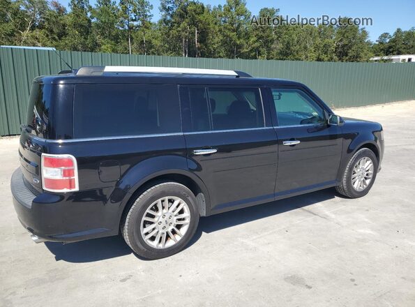 2FMGK5C84KBA10843 2019 FORD FLEX Black Trasero derecho