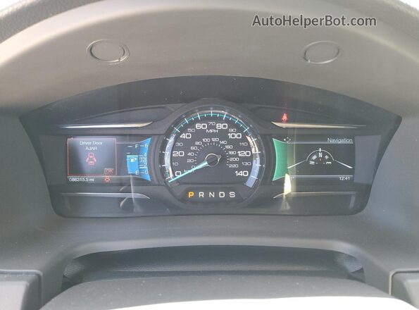 2FMGK5C84KBA10843 2019 FORD FLEX Black Vista del cuadro de instrumentos