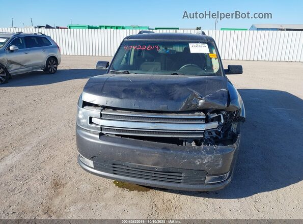 2FMGK5C84KBA38853 2019 FORD FLEX Gray Вид спереду