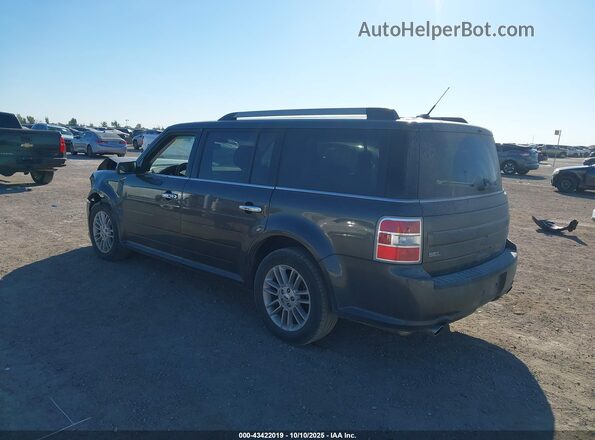 2FMGK5C84KBA38853 2019 FORD FLEX Gray Задня ліва чверть