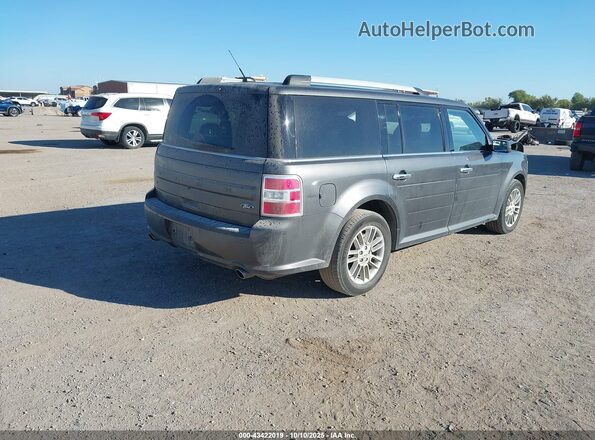 2FMGK5C84KBA38853 2019 FORD FLEX Gray Задня права чверть