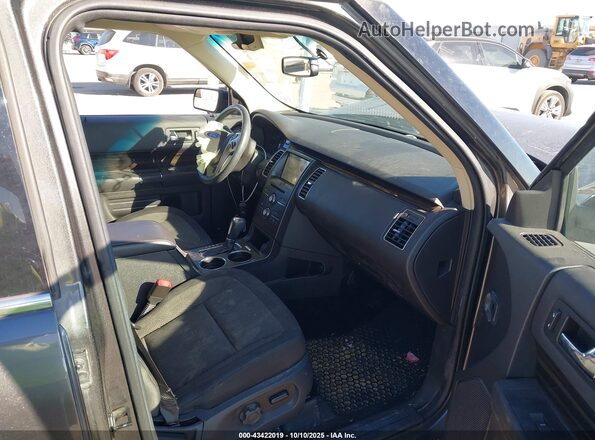 2FMGK5C84KBA38853 2019 FORD FLEX Gray Вид салону спереду