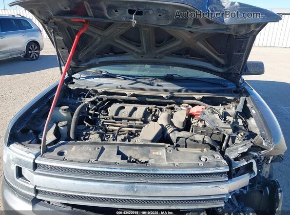 2FMGK5C84KBA38853 2019 FORD FLEX Gray Вид ззаду