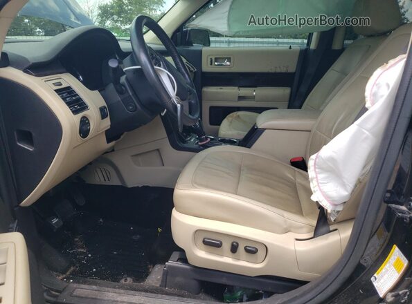 2FMGK5C87HBA10098 2017 FORD FLEX Black Вид салону спереду