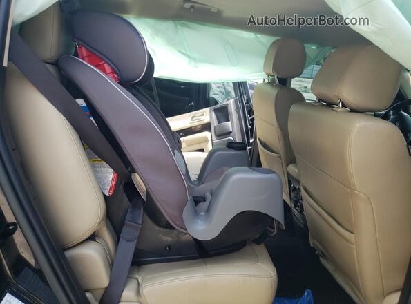2FMGK5C87HBA10098 2017 FORD FLEX Black Вид задньої частини салону