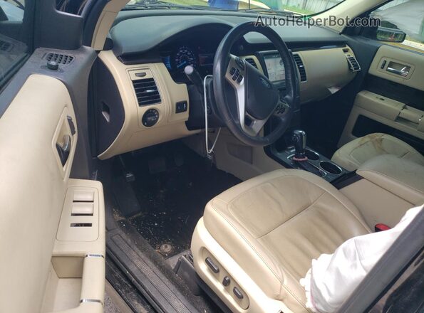 2FMGK5C87HBA10098 2017 FORD FLEX Black Вид панелі приладів