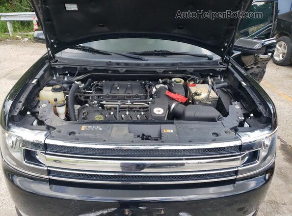 2FMGK5C87HBA10098 2017 FORD FLEX Black Вид підкапотного простору