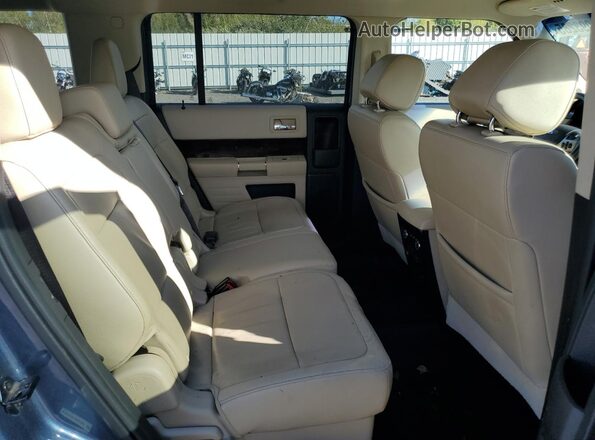 2FMGK5D87KBA32320 2019 FORD FLEX Blue Rear interior view