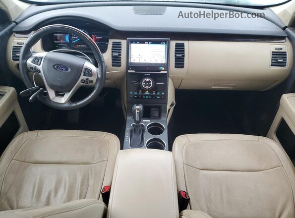 2FMGK5D8XKBA13826 2019 FORD FLEX White Առջևի վահանակի տեսք