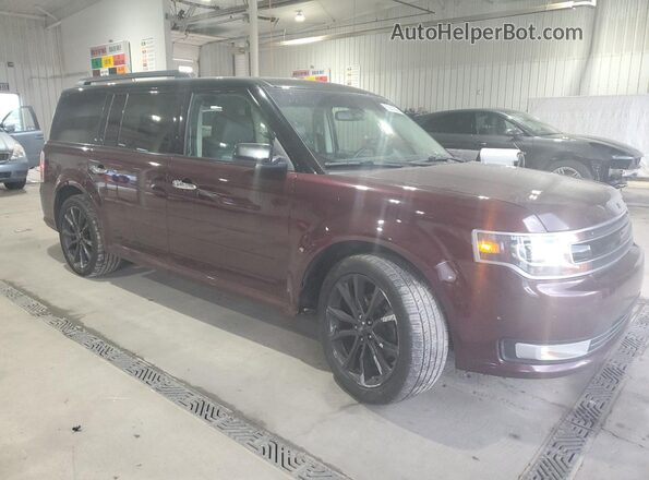 2FMHK6D80JBA03430 2018 FORD FLEX Burgundy 