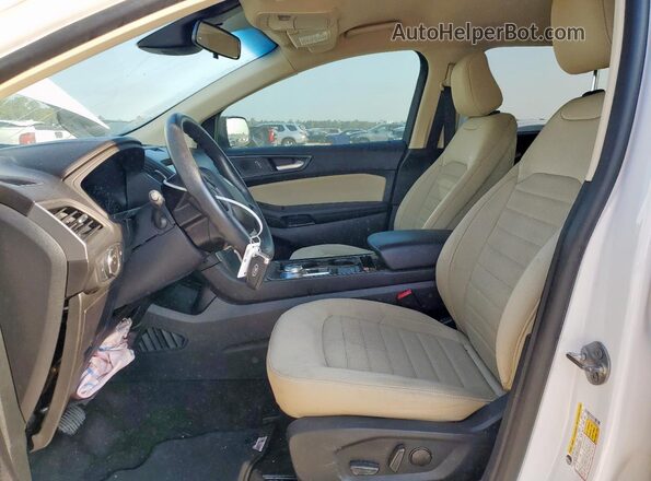 2FMPK3G90LBB26372 2020 FORD EDGE White წინა სალონის ხედი