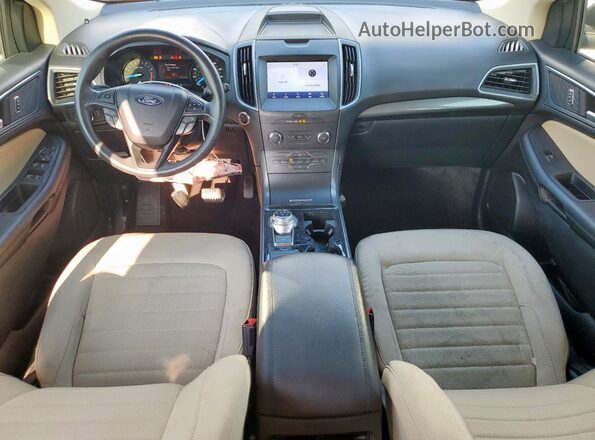 2FMPK3G90LBB26372 2020 FORD EDGE White წინა პანელის ხედი