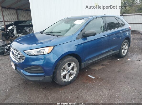 2FMPK3G9XLBA73616 2020 FORD EDGE Blue წინა მარცხენა ხედი სამი მეოთხედიდან