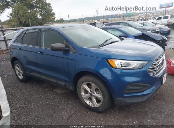 2FMPK3G9XLBA73616 2020 FORD EDGE Blue უკანა სალონის ხედი