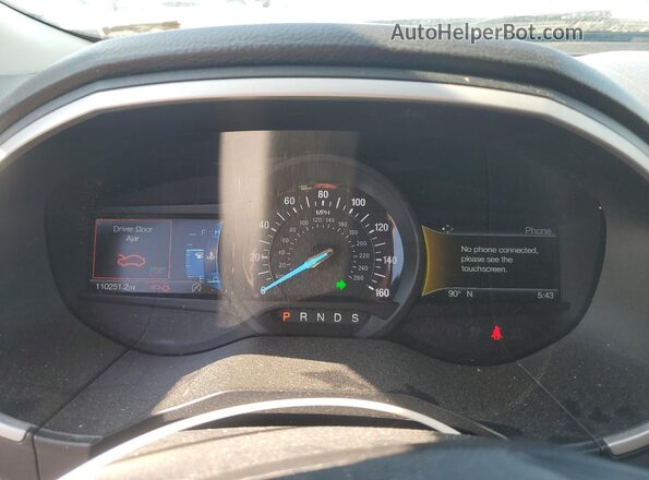 2FMPK3J90LBA17015 2020 FORD EDGE Charcoal Սարքավորումների վահանակի տեսք