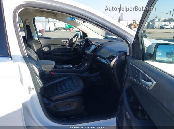 2FMPK3J91LBA44174 2020 FORD EDGE White Widok wnętrza z przodu
