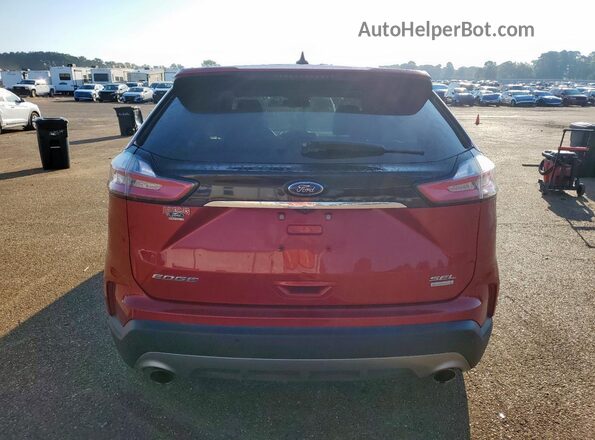 2FMPK3J91LBB29497 2020 FORD EDGE Red Widok z tyłu