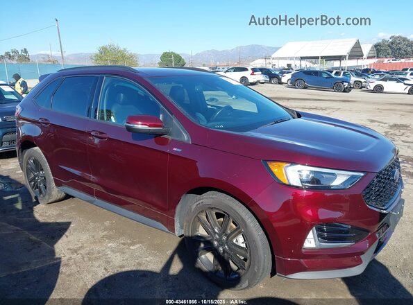 2FMPK3J91LBB60863 2020 FORD EDGE Burgundy Սալոնի հետևի տեսք
